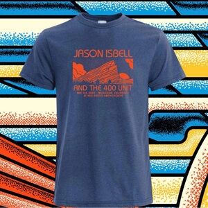 Jason Isbell And The 400 Unit Navy Blue Concert Tee